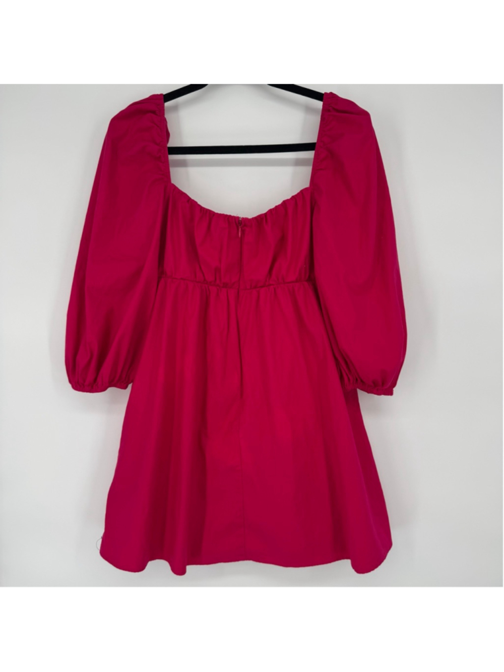 Reformation Corvette Pink Farley Mini Babydoll Dress Size 6 - Picture 3 of 10